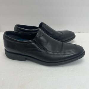 Nunn Bush Men's Wade Work Slip-on Work Shoes, Black 9.5